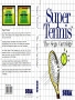 Sega  Master System  -  Super Tennis